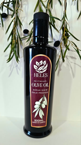 Heles Gıda Organik Zeytin Yağı 500 ML